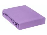 Prześcieradło Jersey z gumką fioletowe  90x200    008 fiolet